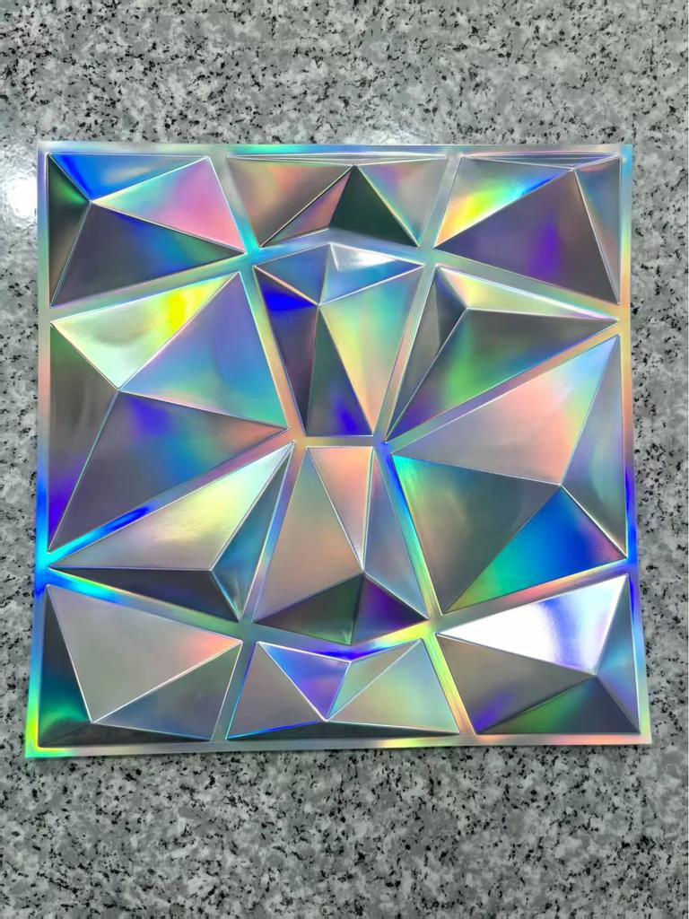 3D Embossed PVC Wall Panels for Hotel, Bedroom & TV Background Décor