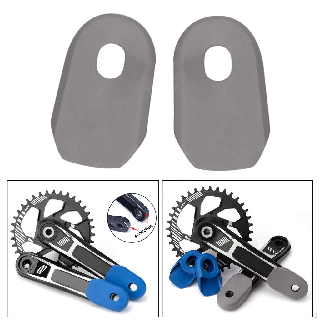 1 Paar Dustproof Mountain Bikes Crank Arm Crankset Covers, Cycling Crankarm Protective Boots