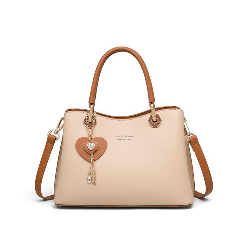 Mother's Day gift portable women's bag middle-aged lady birthday women's leather bag