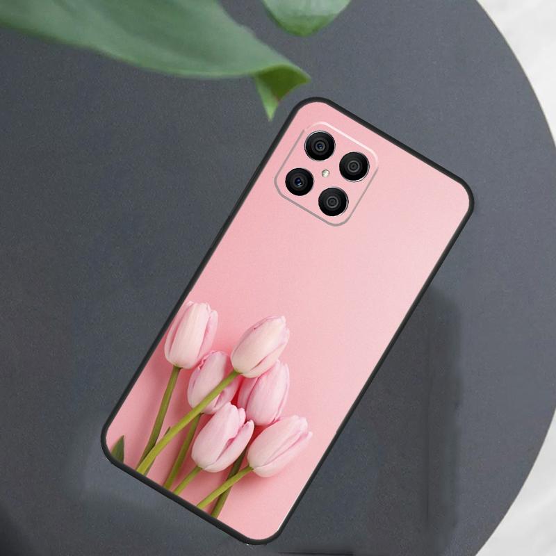 Tulips Flower For Honor Magic 5 6 7 8 Pro Case For Honor 400 200 50 70 Lite X8c X8b X9a X9b X9c X9d Win RT