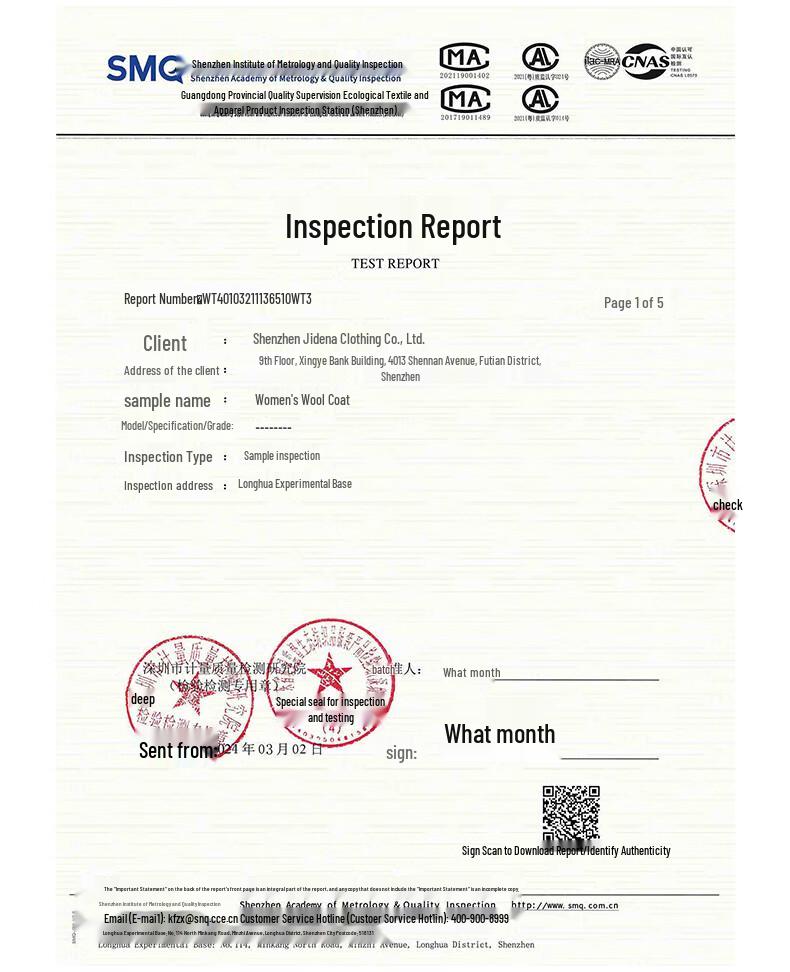 G·TENNA SMR-SDC2287 Women's Long Wool Coat