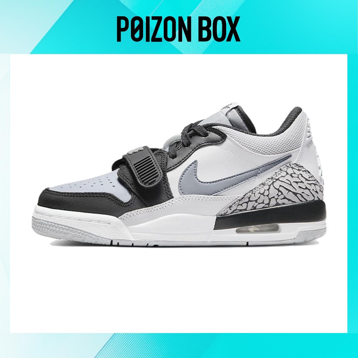 

кроссовки Jordan Legacy 312 Low White Black Grey (GS) CD9054-105