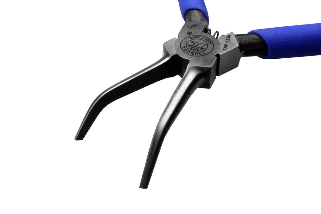 TSUNODA Tapered Nose Bent 125mm FNP-125N Pliers, Type,