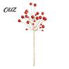 Feiertags-Blumenarrangement Perlen Kunstkristall Weihnachtsbaum-Stecker mit biegsamem Draht, Acryl-Perlen-Zweige Klare Perlen-Girlande für Arrangements,