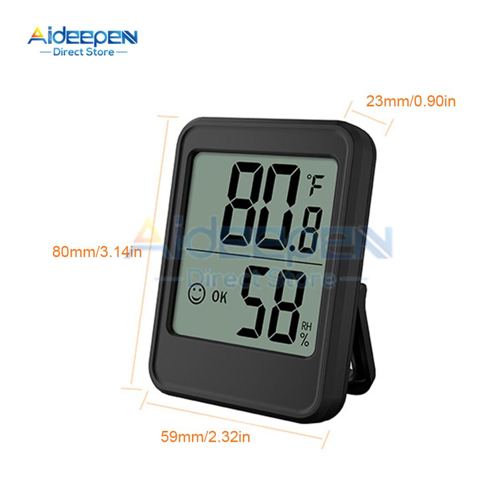 MC40 MC41 Higrometru Digital LCD Termometru de Cameră Monitor Electronic de Temperatură și Umiditate de Interior Stație Meteo Pentru Casă 2