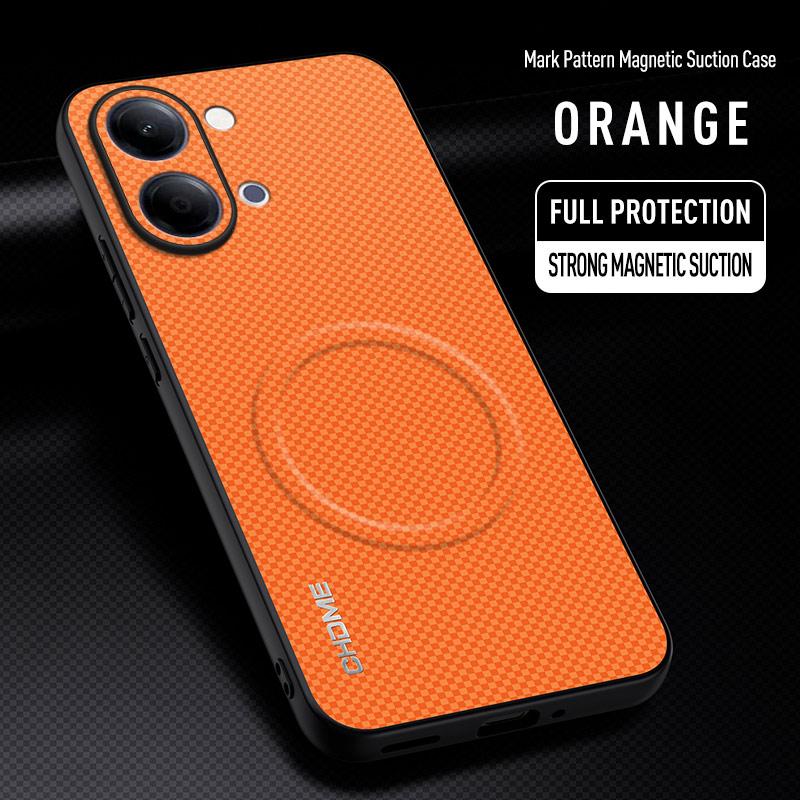 EUCAGR For VIVO Y05 Case Car Magnetic Holder Phone Case For VIVO Y05 5G Silicone Shockproof Full Protective Back Cover