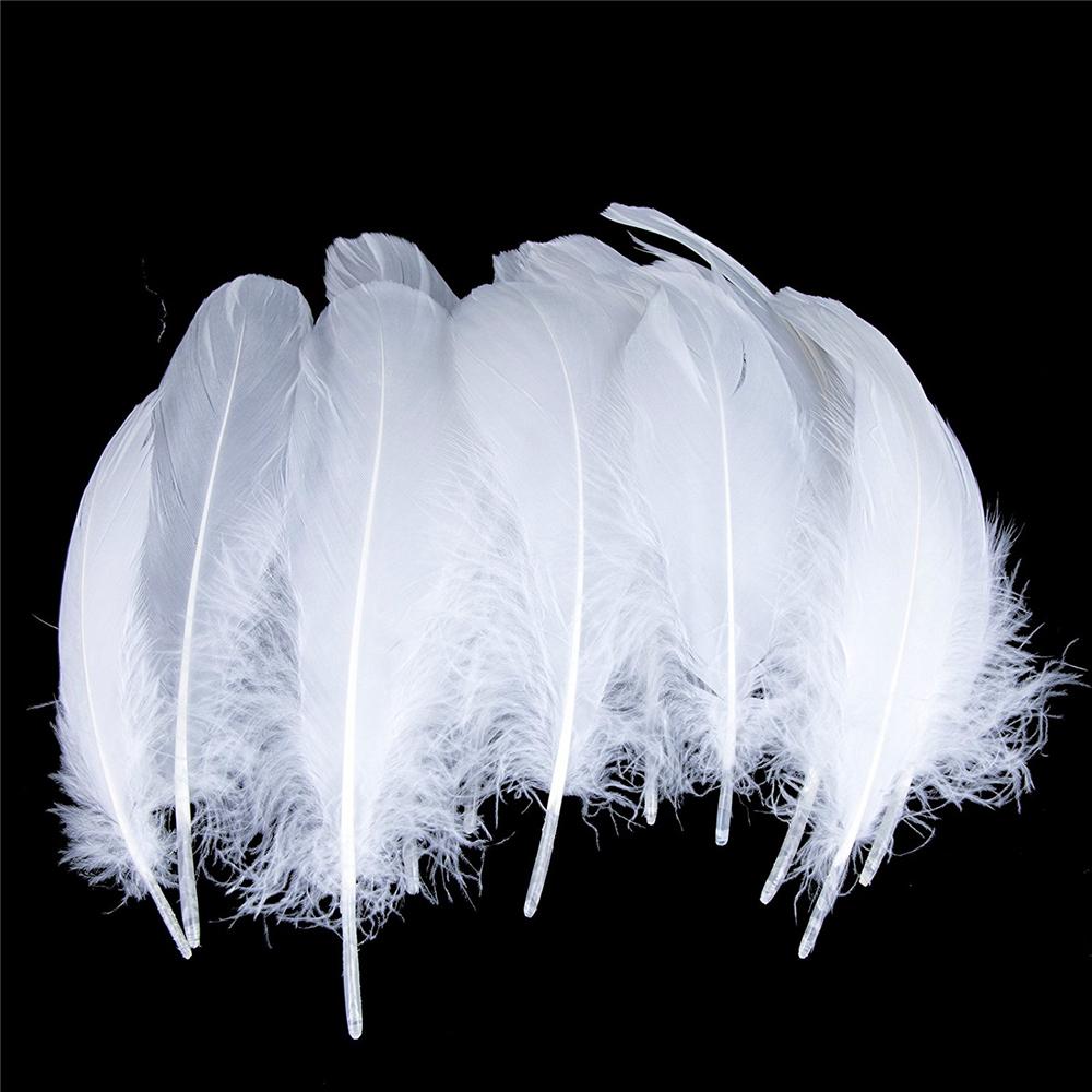 Nature Peppermint Green Goose Nagoire Feathers For Crafts Plumes 5-7Inch/13-18Cm Jewelry Clothing Accessories Wedding Decoration