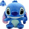 Roztomilý Lilo Stitch Plyšová Modrá Hračka Pro Děti Měkká Vyplněná K Mazlení 30cm Domácí Dekorace