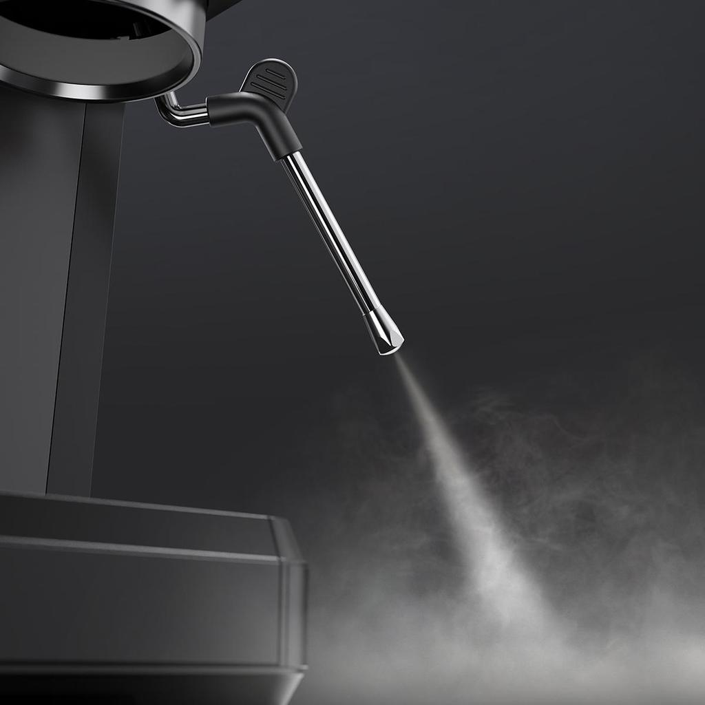 HiBREW Ekspres do kawy H20 Espresso 1350W 20Bar z wbudowanym młynkiem, spieniaczem do mleka, 20-stopniową regulacją mielenia, zbiornikiem na wodę 1,8L