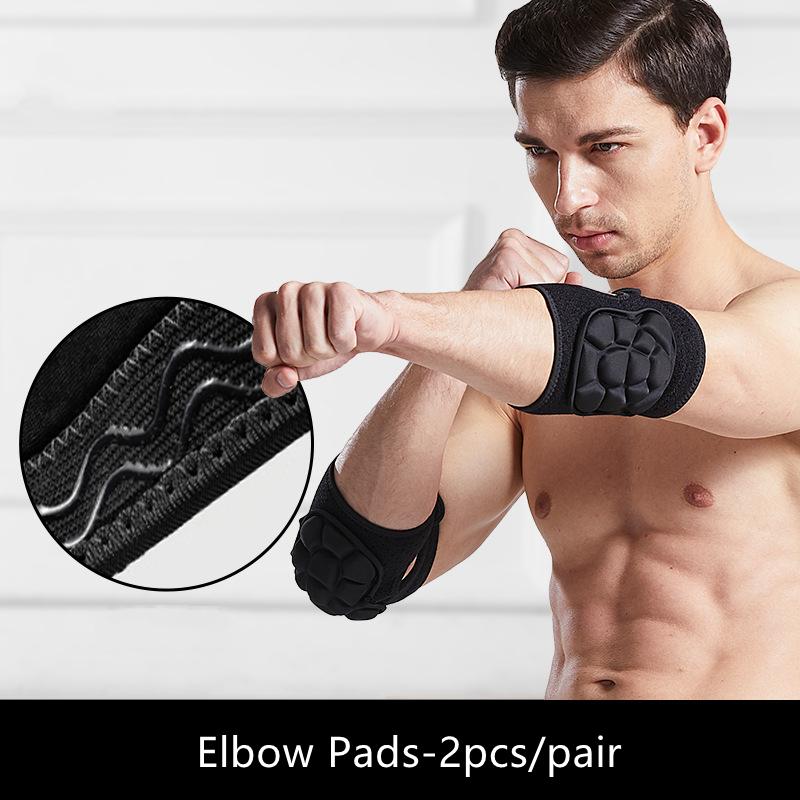 

1 Pair Foam Elbow Pads Anti-Collision Sports Roller Skating Non-Slip Volleyball Riding Street Dance Elbow Protector L