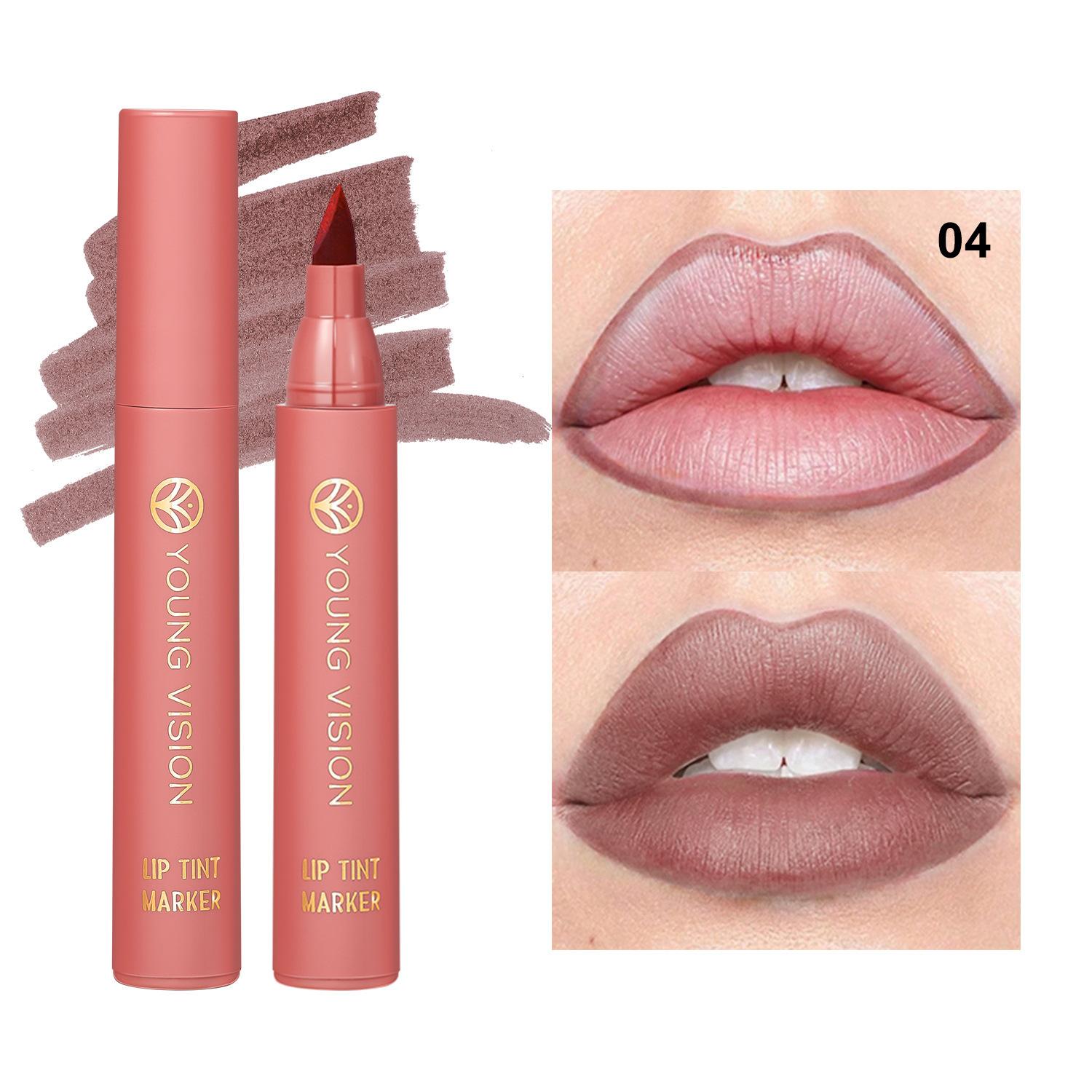 

YOUNG VISION Lip dye Lipgloss блеск для губ карандаш для губ не прилипает к стаканчику в течение длительного времени 3g