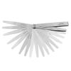 Feelers Gauges Set Stainless Steel Metric and Standard Thickness Gauges Tapered Feelers Gauges Measuring Tool