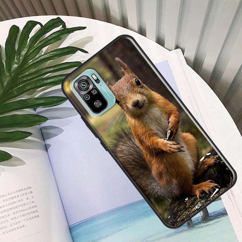 Squirrel For Xiaomi Redmi Note 11 Pro Case For Redmi Note 10 Pro 9 8 9S 10S 9A 9C 9T Phone Coque