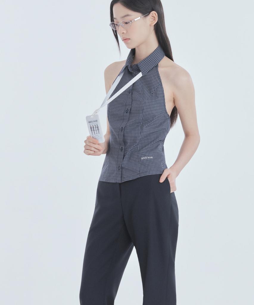Mausolleum Emma Straight Fit Slacks - Navy
