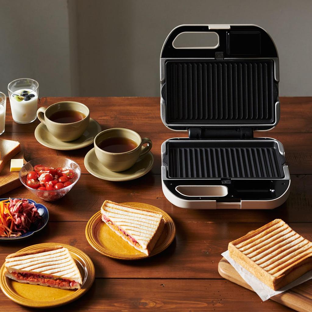 Waffle Hot Sand Baker Color Now Comes with 2 Types of Hot Sand Maker Electric Waffle Maker Sandwich Maker [Vitantonio Official] & (VWH-600-K) [New