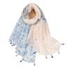 Thin Ethnic Style Photography Travel Art Retro Cotton Linen Scarf Women's Summer Multifunctional Sun Shading Protection Shawl