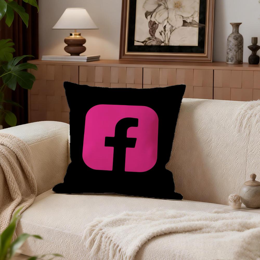 

Brand Facebook Cushion Cover Cushion Cover Set 4Pcs 50x50 45x45 40x40 Pillowcase Decorative Sofa Home Decor 30X30cm