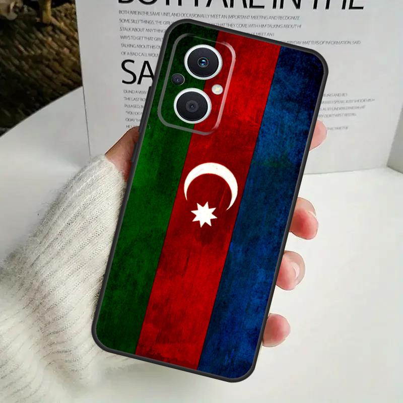 Azerbaijan Flag Phone Case For OPPO Reno 14F 12F 12 11 13 F 10 Pro 8T 7 8 Lite OPPO Find X9 X8 X6 X5 Pro Cover