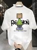 Adult 100 Cotton TShirt with Digital Printing Spring Summer Fashion Stylish and Versatile ShortSleeved Top