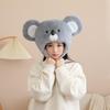Trendsetting Fun Koala Hat for Douple Engagement Wedding Photo Props Party Wear Novelty Headgear Props
