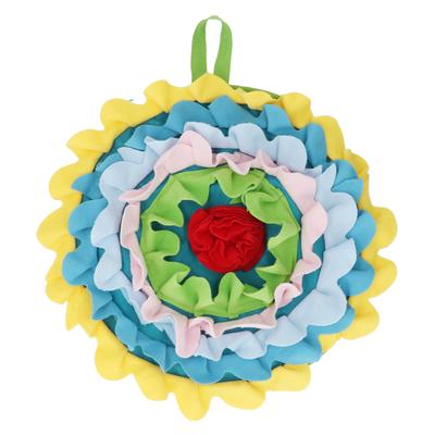 Rabbit Snuffle Mat Polyester Pet Foraging Enrichment Toy Activity Play Bed for Hamster
