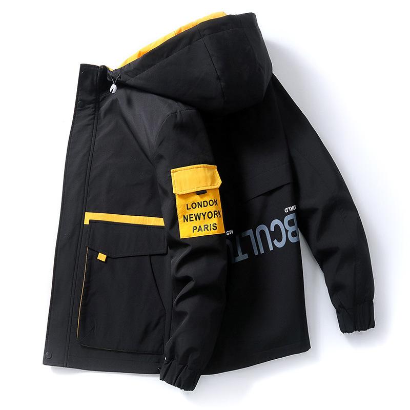 autumn hooded jacket