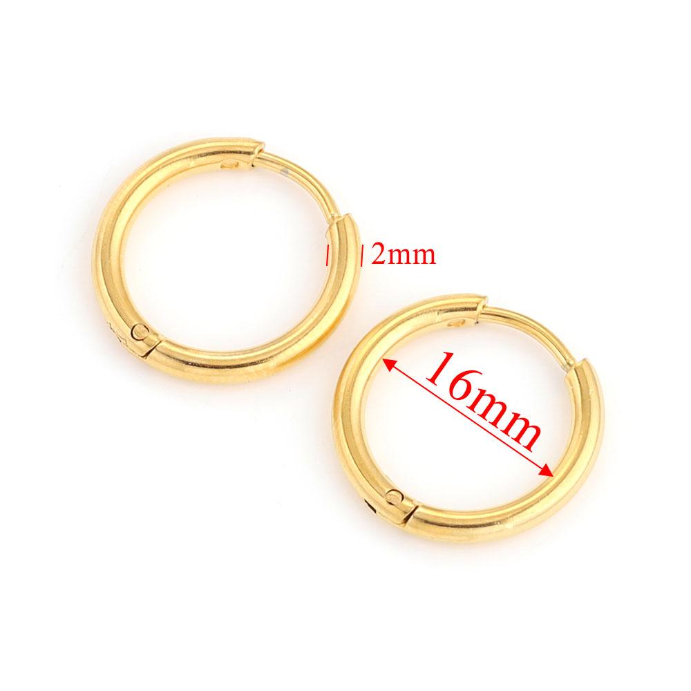 6pcs Stainless Steel Earring Hoop Women Earrings Korean Earrings Hoop Earring for Women Female Earring Jewelry Gifts