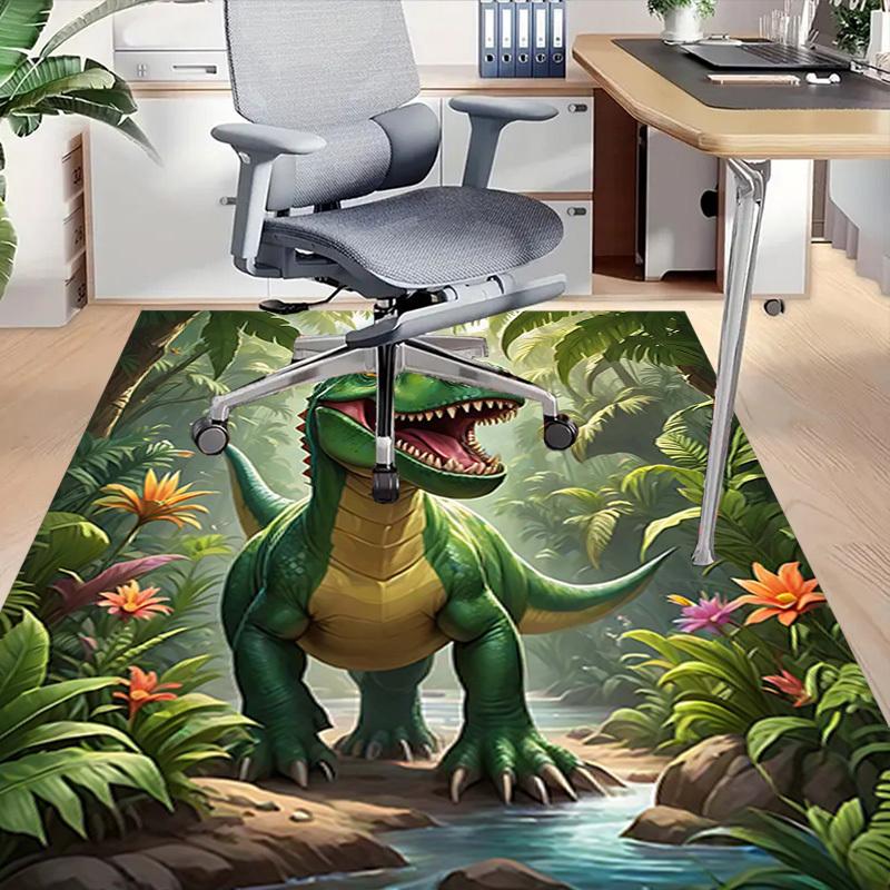 1PC dinosaur jungle Extra Large Non-Slip Floor carpet, Office, family, bedroom, Studio - Large Area RugJ0342