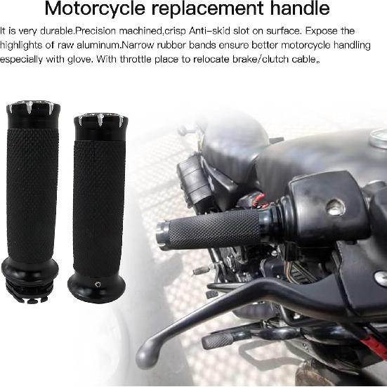 1 Pair 1" Motorcycle Hand Grips Fit for Kawasaki Vulcan 800 VN800A 1995-2005