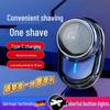 Portable Mini Shaver with Colorful Gradient Breathing Light