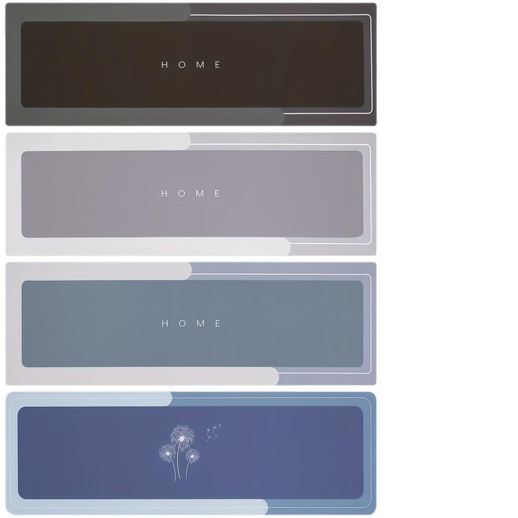 Moderní minimalistická neklouzavá kuchyňská rohož z křemeliny - Absorbující vodu a olej, Omyvatelná podlahová rohož