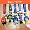 Charming 2024 Inside Out Keychain Silicone Material Key Ring For Men And Women