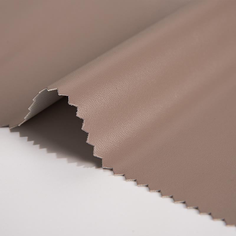 Stretch Nappa New Leather Knit Skirt - Wash-Free PU