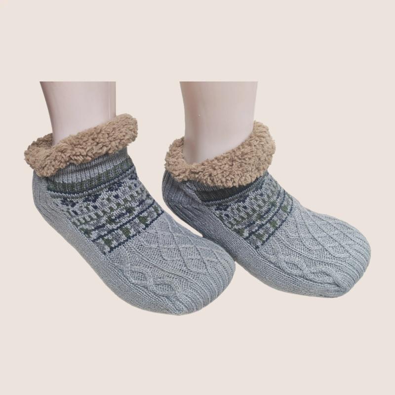 Thick Floor Socks For Men And Women, Warm And Non- For Winter, Perfect For Home Use.