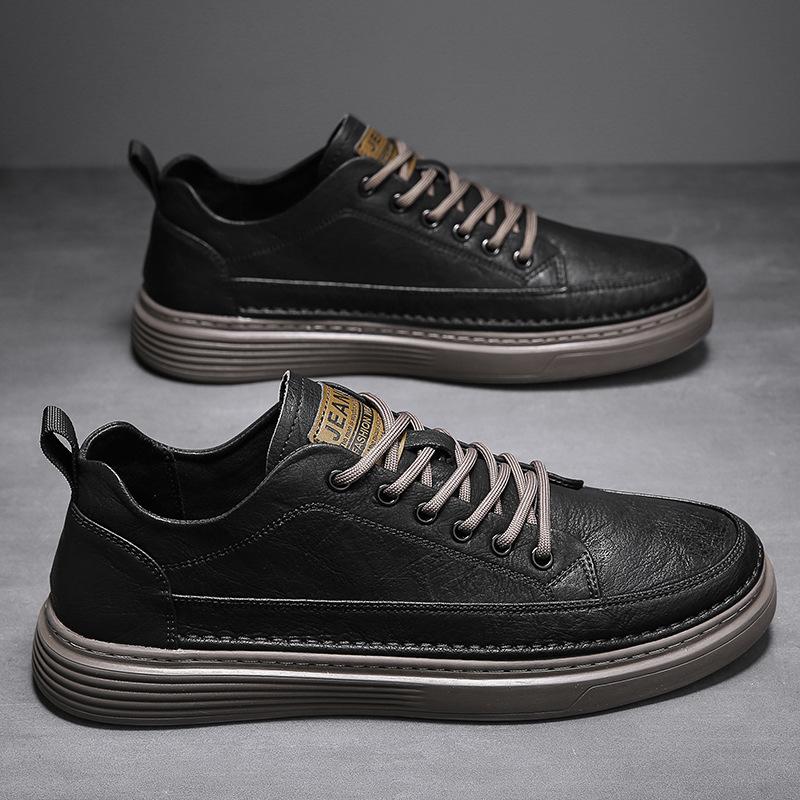 

[Обувь хорошего качества] Зимняя универсальная модная мужская обувь, бархатные теплые мужские туфли для серфинга, повседневная обувь в стиле ретро с низким верхом 39