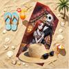 The Nightmare Before Christmas Print Beach Towel, Versatile Lightweight Absorbent Beach Towel for Pool Surf Yoga Bathroom, Perfect Birthday Holiday Gi