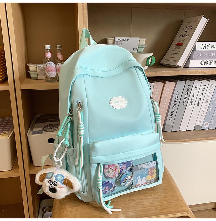School Bag 2025 High Value Class Backpack Transparent Mori Sweet