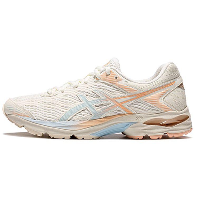 Asics Gel Flux 4 Textile, Synthetic Leather Cushioning Abrasion Resistant Breathable Lightweight Low Top Running Shoes 1012A523-103