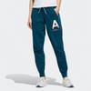 Adidas Neo Vintage Drawstring Mid-Rise Tapered Knit Sports Pants Women Bottoms Navy-Blue EI4288