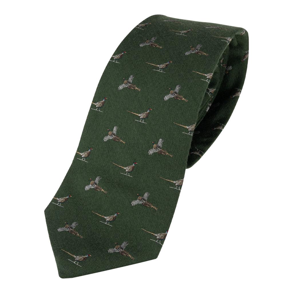 Jack Pyke Pheasant Silk Tie