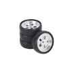 High Performances Remote Control Drift Car Tires 1/18 Wheel Tyre with Metal Hubs For Racing Experience Improvement