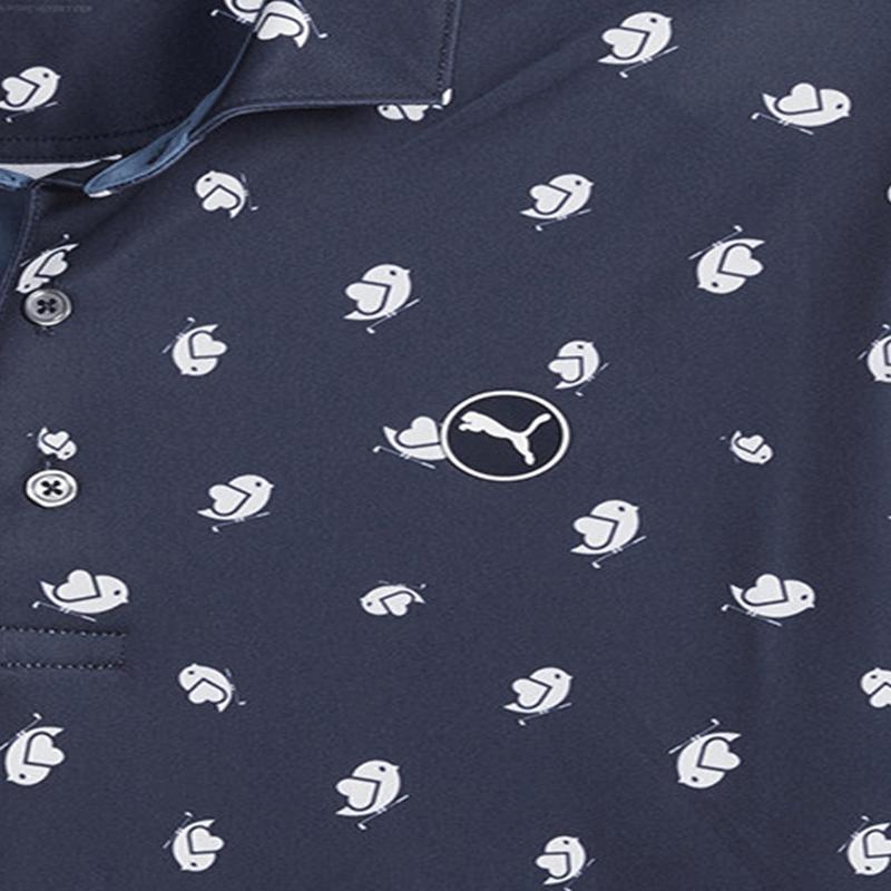 Puma Comfortable Soft Skin-Friendly Fashion Short Sleeve T-Shirt Men Tops Dark-Blue 626994-01