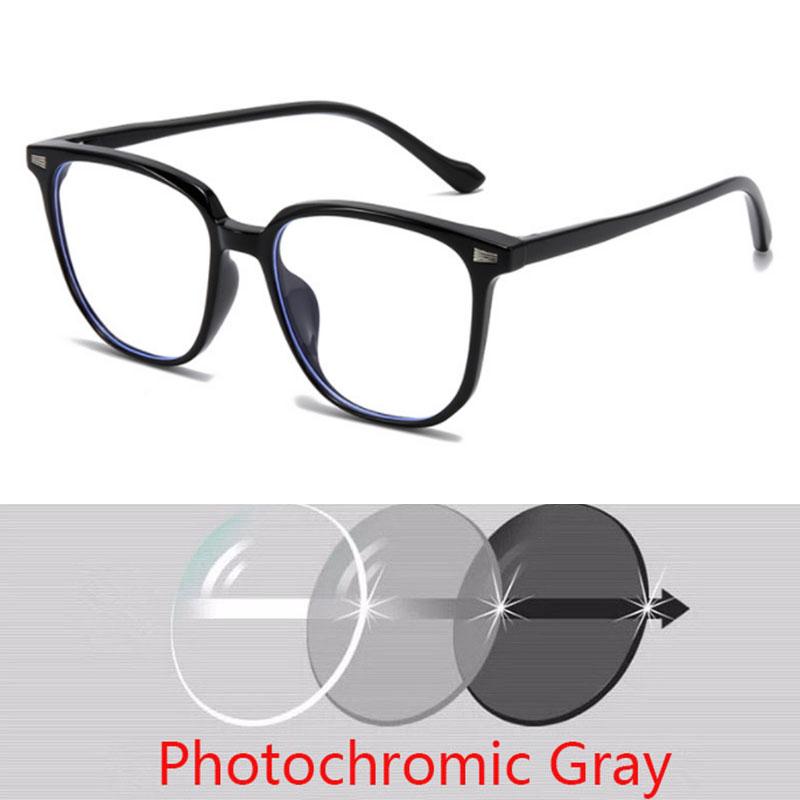 Oversize Frame Square  Glasses Prescription Spectacles Myopia -0.5 To -6.0  Hyperopia +0.5 To +6.0