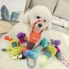 Dog Toy Animals Shape Bite Resistant Squeaky Toys Corduroy Dog Toys for Small Large Dogs Puppy Pets Training Accessories
