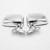 Links+Rechts Auto Chrom Rückspiegel Seitentürspiegel Baugruppe Für Toyota Hilux 1997-2001 Rückspiegel-A02G