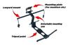 Drone World LifThor SAGA Utility Mount for DJI RC Pro 2 Modular Aluminum Mount with HDMI StrapThor ACE Tool Kit Advanced Mounting System Thor's –