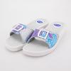 White and Purple Mules New Massage with Buckle Woman SCHOLL