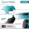 Yofidra 2000W Electric Blower 6 Gears Adjustable Cordless Leaf Blower Clean Fallen Leaves Dust Snow Tool For Makita 18V Battery