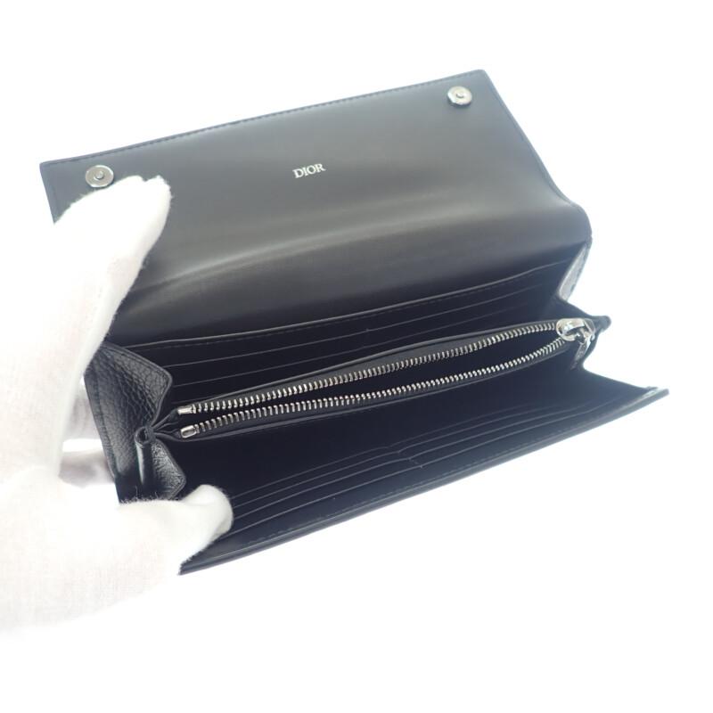 Dior 2ESBC312CDI_H00N Purse Black Calfskin Mens