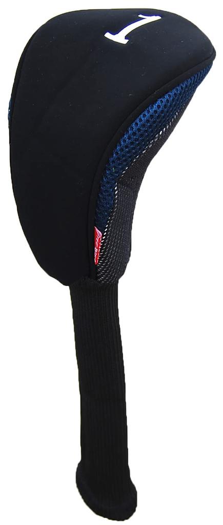 LEZAX Driver Headcover NV TEE-OFF (450cc Compatible), Navy, TOHC-6221